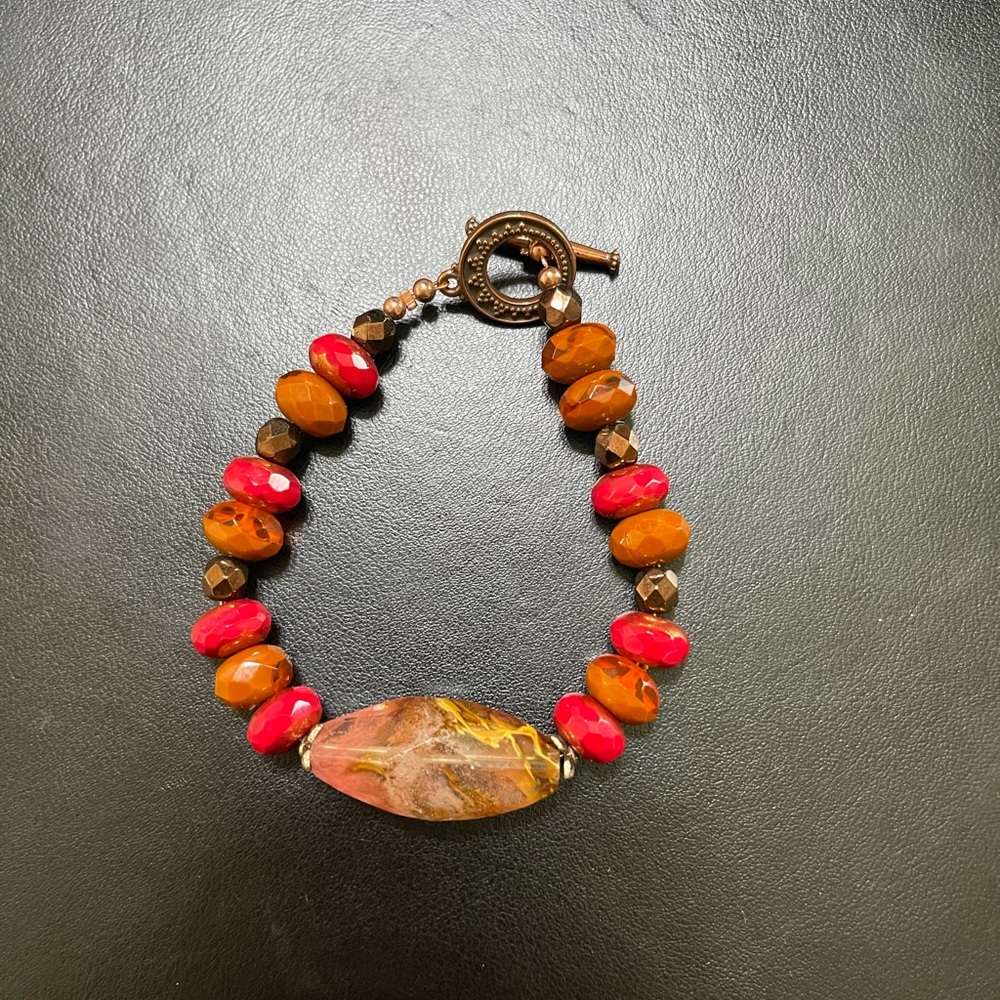 Hand made natural stones bracelets.